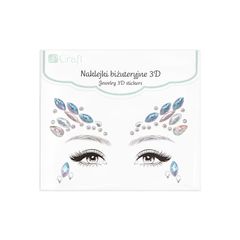 3D naljepnice s draguljima za lice | Razni dizajni