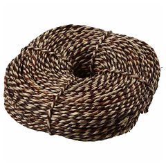 Vrpca od pletene morske trave - 1 klupko | 035 Lamp black