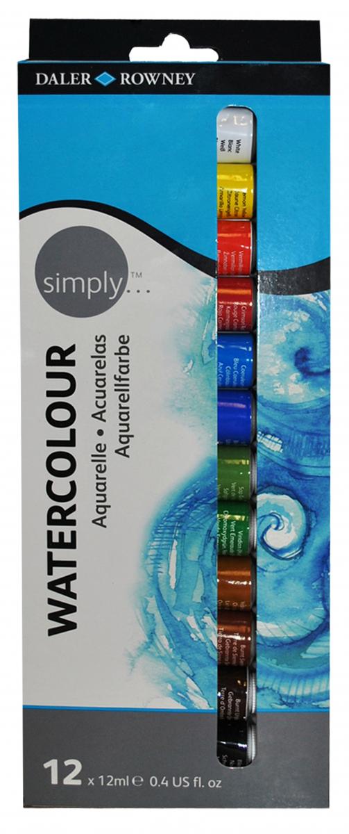 Set akvarela Daler- Rowney - 12 x 12ml