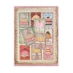 Rižin papir Cadence A3 - Cupcake Sweets