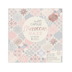 Set dekorativnih papira Moroccan Haze - 32 lista 