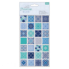 Samolepljivi kvadratići za dekoraciju 2.5 x 2.5 cm - Moroccan Blue - 56 kom