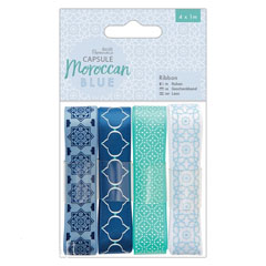 Set dekorativnih traka - Moroccan Blue - 4 x 1 m
