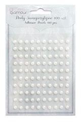 Dekorativne perle 5 mm 100 kom - Ivory