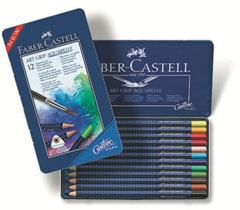 Akvarel bojice Art Grip set 12 boja - metalna kutija