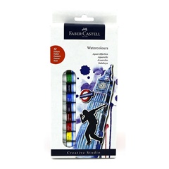 Set vodenih boja za početnike FABER-CASTELL - 12-djelni