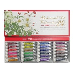 Set akvarela Botanical - Holbein - 24 x 5 ml