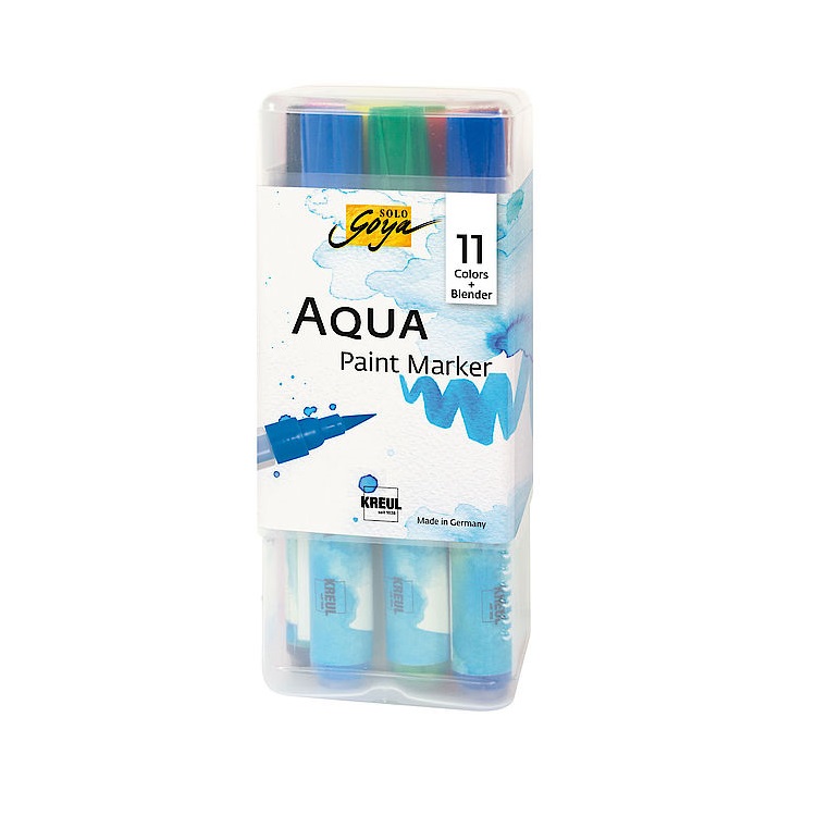 Set akvarel flomastera Aqua Solo Goya Powerpack - 11 + 1 kom