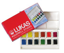 Akvarele LUKAS STUDIO 12x5ml - set u plastičnoj kutiji