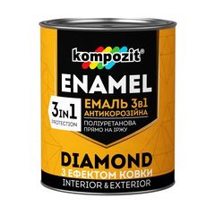 Antikorozivni emajl 3 u 1 KOMPOZIT DIAMOND 2,5 l | Crno