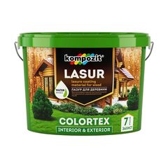 Lazura za drvo KOMPOZIT COLORTEX 10 l - razne nijanse