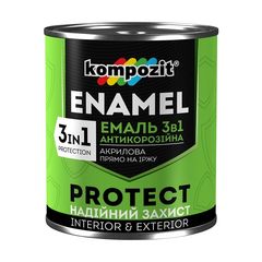 Antikorozivni emajl 3 u 1 KOMPOZIT PROTECT 2,4 kg - razne nijanse