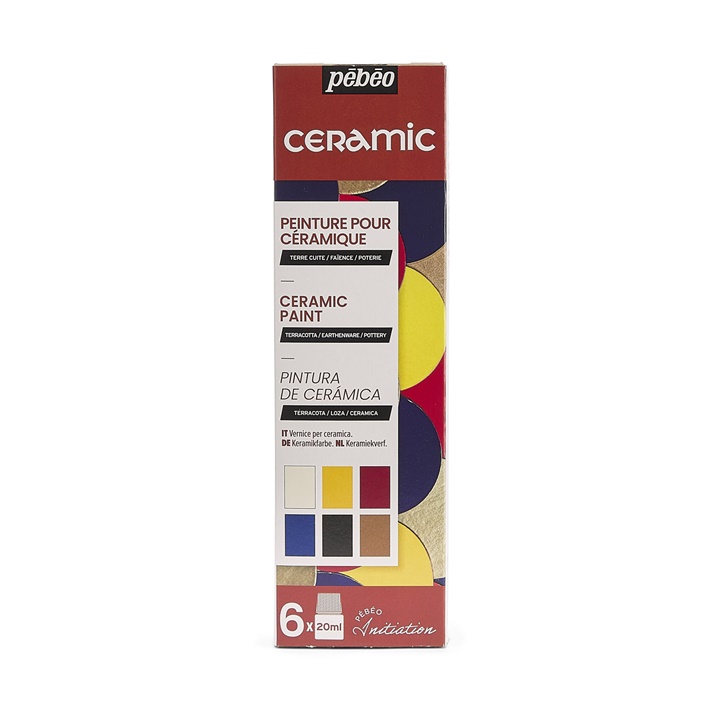 Boje za keramiku Pebeo Ceramic 6 x 20 ml