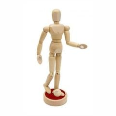 Drveni model ljudskog tijela s magnetima - unisex 19.5 cm