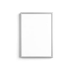 Metalni srebrni okvir s pleksiglasom | 18 x 24 cm