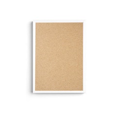 Metalni bijeli okvir s pleksiglasom | 10 x 15 cm