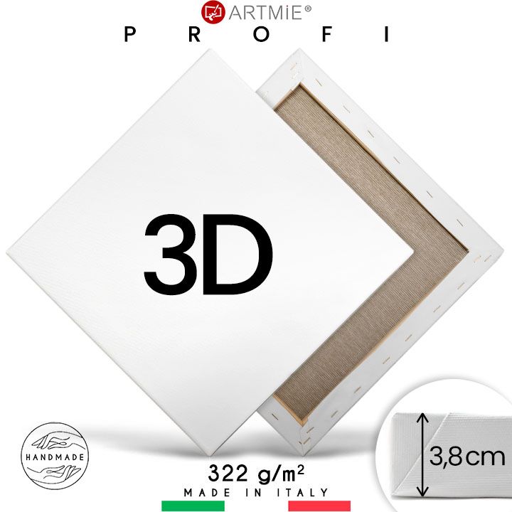 3D Slikarsko platno na okviru PROFI - odaberite dimenziju