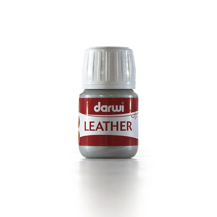 Leather boje za kožu 30 ml - srebrna