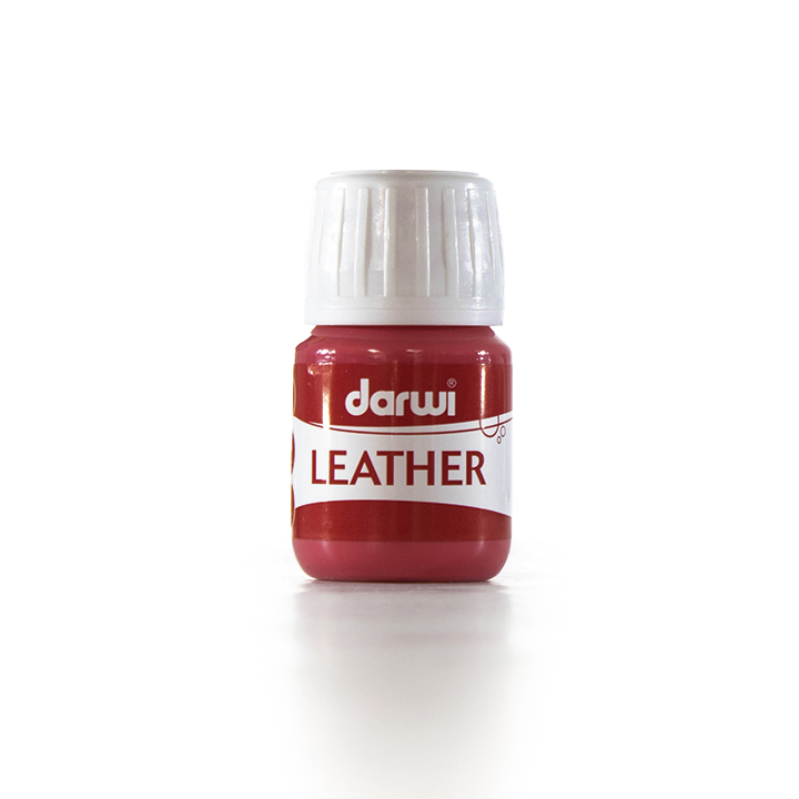 Leather boje za kožu 30 ml - rumeno crvena