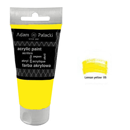 Akrilna boja Adam Palacki 75 ml - Lemon Yellow
