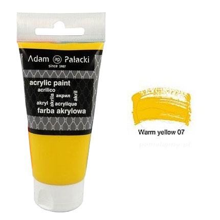 Akrilna boja Adam Palacki 75 ml - Warm Yellow