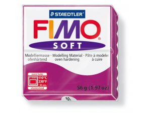 Fimo masa za modeliranje FIMO Soft termalno obradiva - 56 g - Purpurna