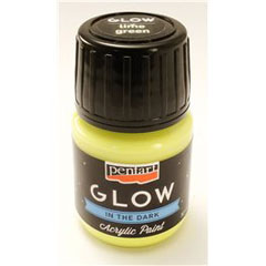 Akrilna boja fosforna 30 ml - Light Green