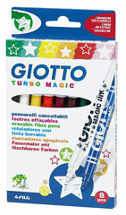 Flomasteri GIOTTO Turbo Magic / 8 boja