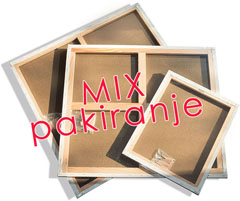 MIX pakiranje 3 platna - 3 dimenzije