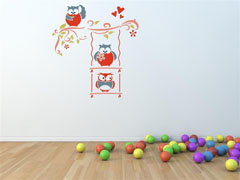 Šablona za zid Home Design BRICO XXL - Happy Birds
