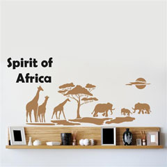 Šablona za zid Home Design BRICO XXL - Spirit of Africa