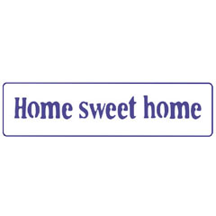 Šablona Pentart - Home sweet home