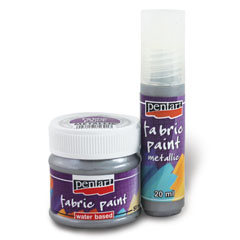 Boja za tekstil metalik - 20 ml | različite boje