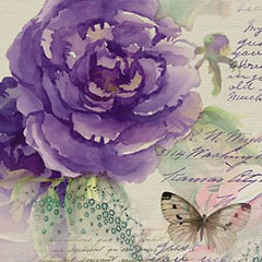 Salvete za DEKUPAŽ - Čarobna ruža - 1 kom
