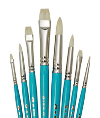 Set četkiza za slikanje Royal & Langnickel Dry Brush - 8 delni
