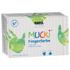 Set boja nanosivih prstima MUCKI - KREUL set 6 x 150 ml