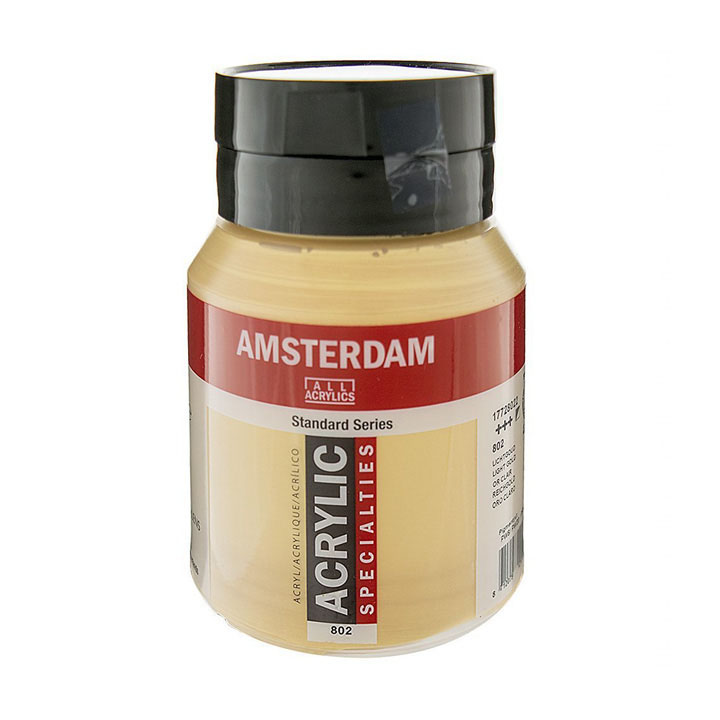 Akrilna boja Amsterdam Standard Series 500 ml - 802 Light Gold