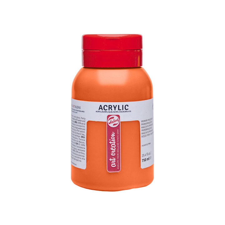 Akrilna boja ArtCreation Essentials 750 ml - azo narandžasta - 276