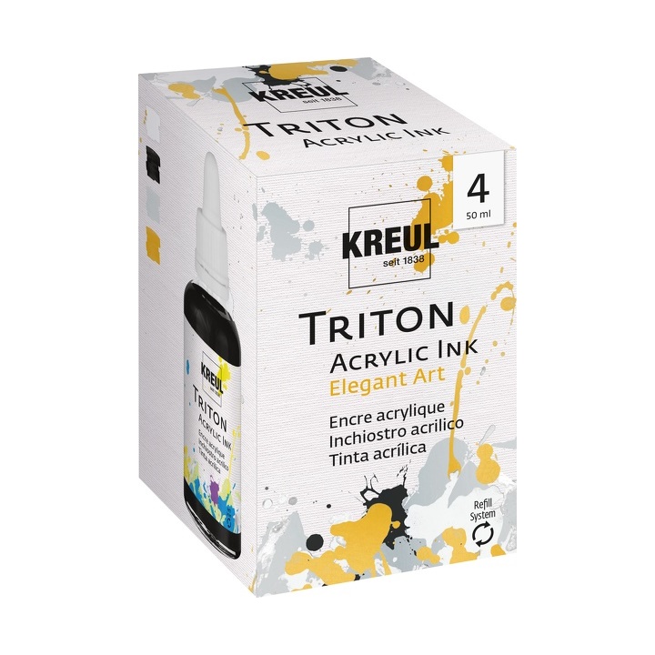Akrilna tinta KREUL 50 ml - set 4 kom