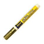 Akrilni marker ACRYL univerzalni debeli 2mm / 6 ml - Zlatna