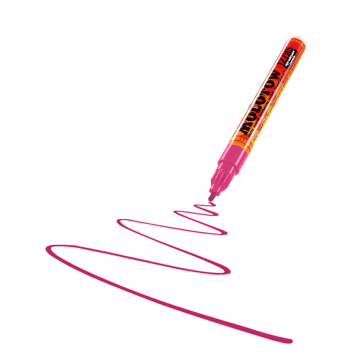 Akrilni marker MOLOTOW - ONE4ALL 2mm - Neon Pink