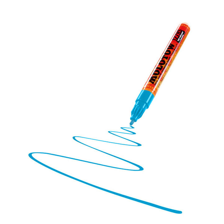 Akrilni marker MOLOTOW - ONE4ALL 2mm - Shock Blue Middle