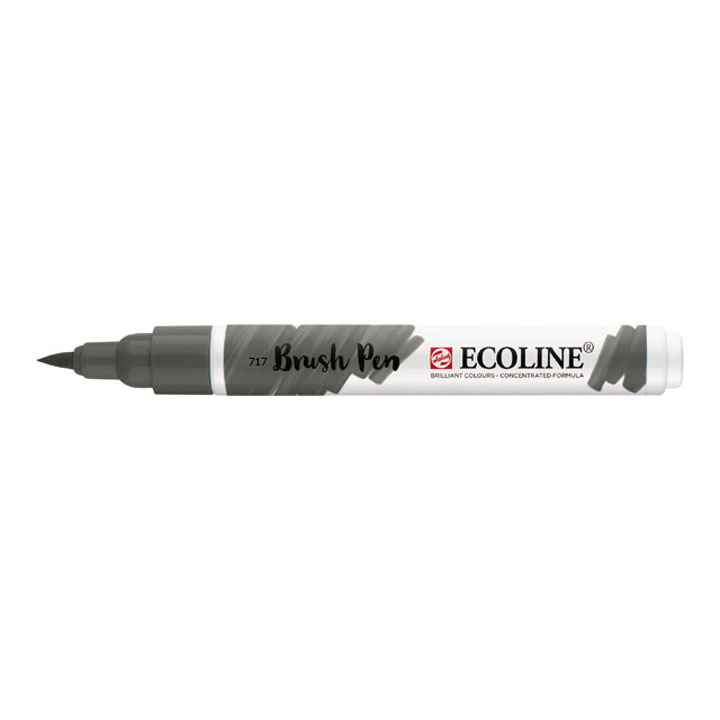 Akvarel marker Ecoline brush pen - Cold Grey 717