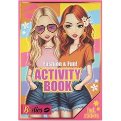 BESTIES Radna bilježnica A4 – Moda i naljepnice