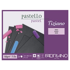 Blok crnih papira za pastel FABRIANO Tiziano | različite dimenzije