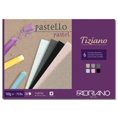 Blok papira u boji za pastel FABRIANO Tiziano | različite dimenzije