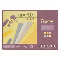 Blok papira u boji za pastel FABRIANO Tiziano Soft | različite dimenzije