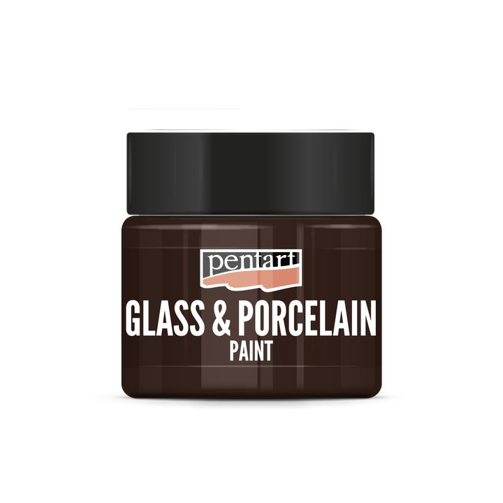 Boja za staklo i porculan PENTART - 30 ml - brown Boja za staklo i porculan PENTART - 30 ml - brown