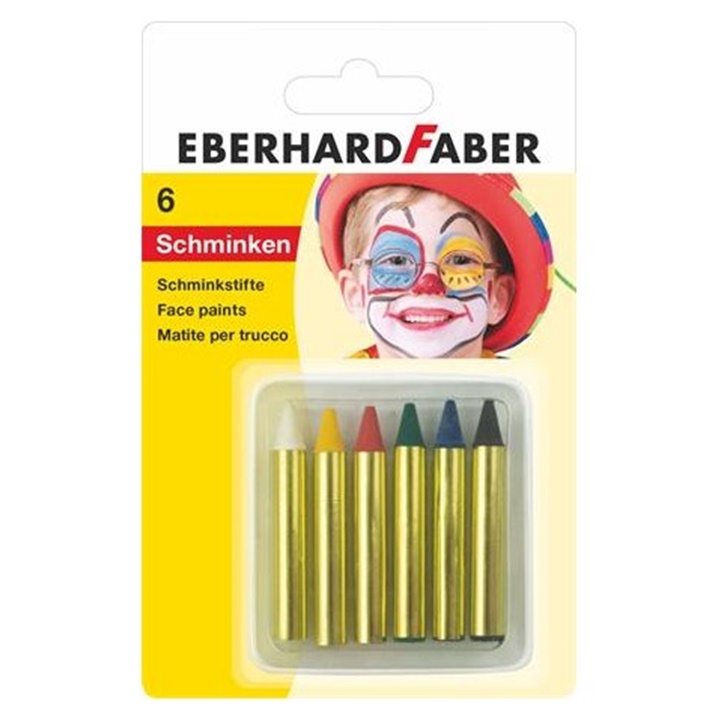 Boje za lice u olovkama Eberhard Faber 6 kom