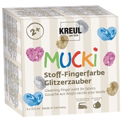 Boje za tekstil za slikanje prstima MUCKI KREUL - Twinkling Magic